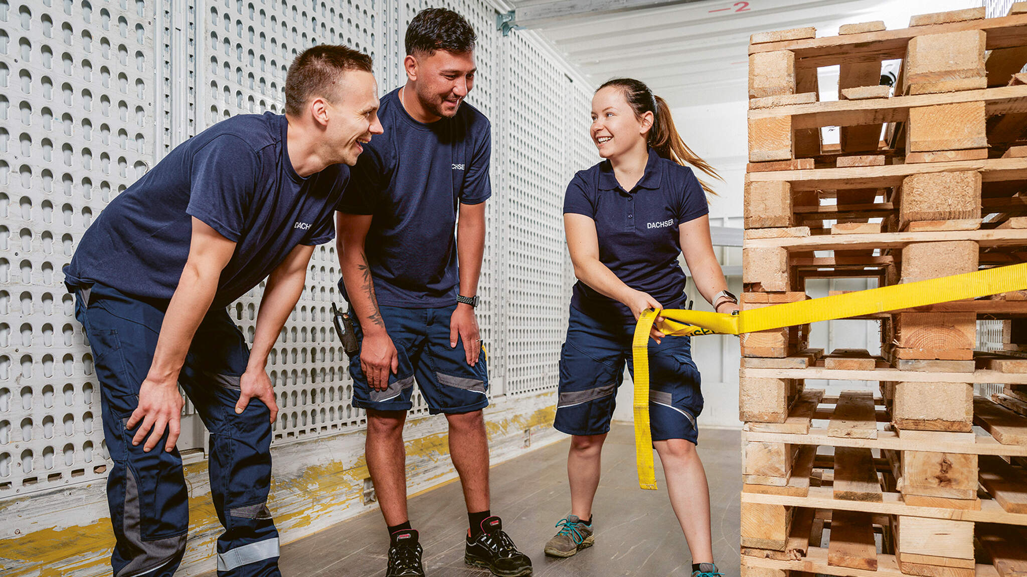 Vormachen und Anpacken gehören zum Job. (Bild: Stefan Gergely)