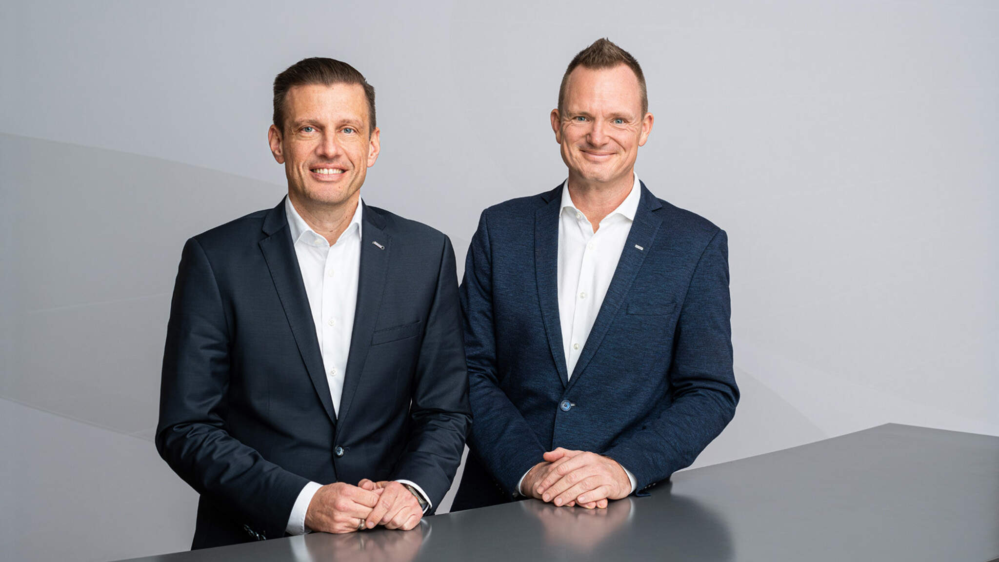 Von links: Alexander Tonn, COO Road Logistics, und Stefan Behrendt, Managing Director Food Logistics